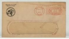 Unaddressed Envelope 1926 The Boston Herald The Traveler Sunday Herald
